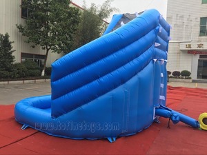 Erwachsene Banzai Taifun Twist aufblasbare Wasser Pool rutsche