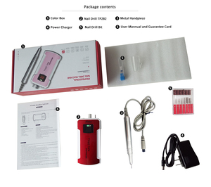 35000RPM Forte Portable Sans Balais Sans Fil Électrique Perceuse À Ongles <span class=keywords><strong>pour</strong></span> Manucure Pédicure - Product Image 5