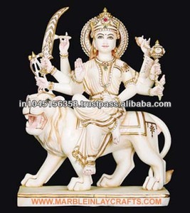 White Marble Durga Mata - Product Image 1