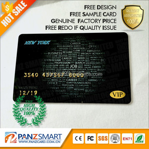 Personalizar tarjeta de crédito de PVC magnética Número en relieve HF RFID Tarjeta de miembro de PVC de plástico M1 F08 chip dot tarjeta de visita socia con NFC - Product Image 5