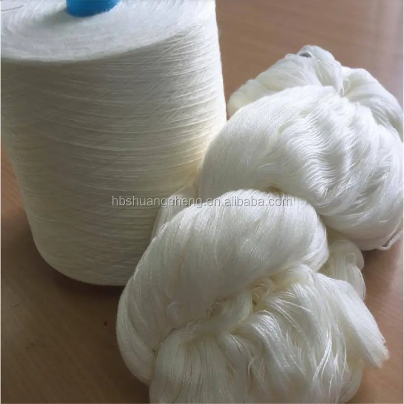 Raw white acrylic yarn in 16/2, 28/2, 30/2, 32/2