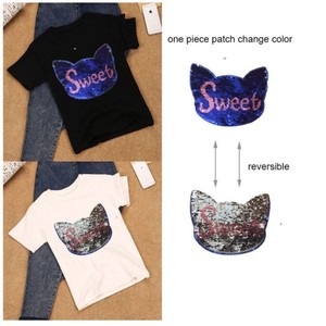 Thiết Kế Thời Trang Tuỳ Chỉnh Thêu <span class=keywords><strong>Reversible</strong></span> <span class=keywords><strong>Sequin</strong></span> Appliques Patches Đối Với Quần Áo Dresses - Product Image 5