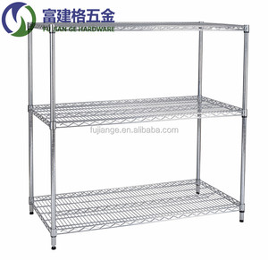 Scaffalatura <span class=keywords><strong>in</strong></span> filo <span class=keywords><strong>cromato</strong></span> resistente 2 livelli <span class=keywords><strong>in</strong></span> <span class=keywords><strong>acciaio</strong></span> al carbonio resistente espositore ripiano elettronico fabbrica assembla <span class=keywords><strong>scaffali</strong></span> OEM - Product Image 2