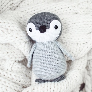 <span class=keywords><strong>Jolly</strong></span> ตุ๊กตาถักโครเชต์แฮนด์เมด,ตุ๊กตาหมี Amigurumi ตุ๊กตาสัตว์เพนกวินนุ่มนิ่มสำหรับเด็ก - Product Image 3