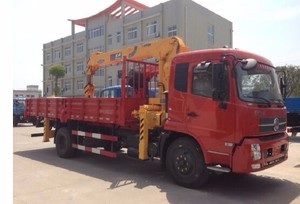 Grúa montada en camión Dongfeng 6x4 de 3 y 5 toneladas con pluma recta, superventas en China - Product Image 3