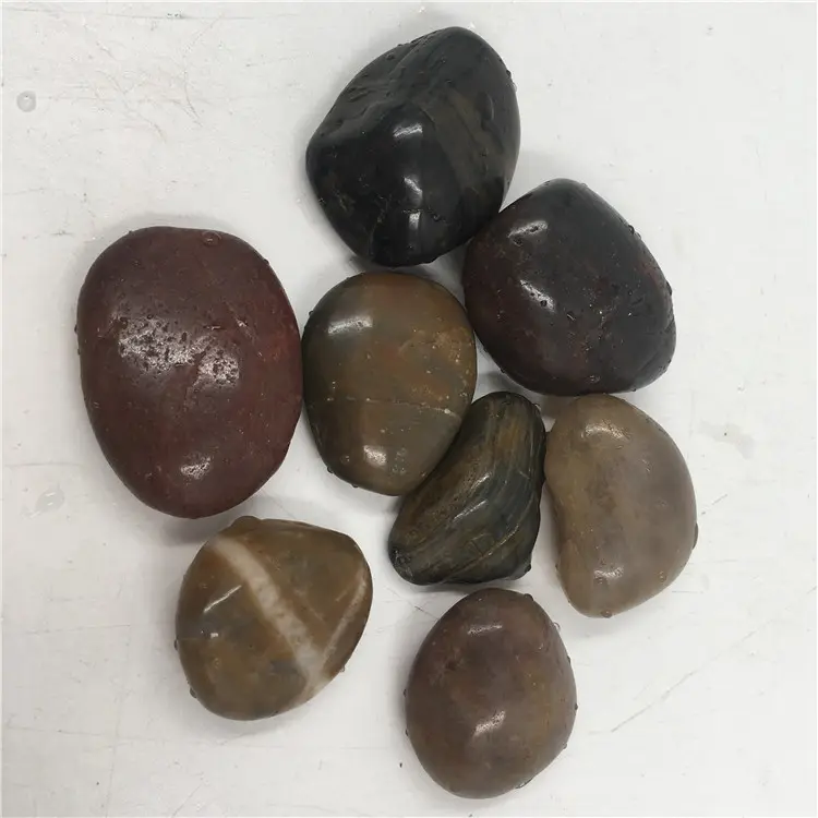 Natural River Pebbles for Aquarium Decoration