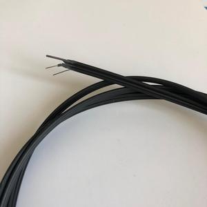 Gjyxch ngoài trời đen LSZH Áo khoác SM g657a1 g657a2 g652d <span class=keywords><strong>FTTH</strong></span> sợi quang thả cáp với dây thép Messenger dây - Product Image 4