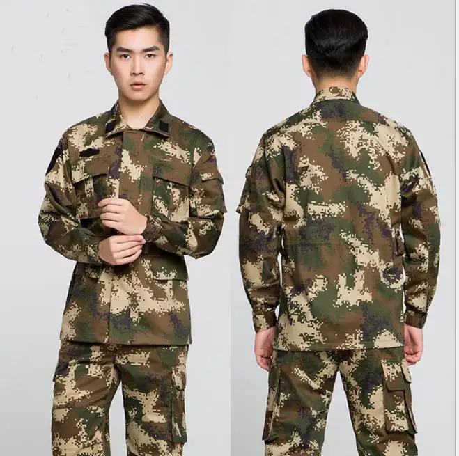 security and police safeguard Soldier combat suit uniforms training wear