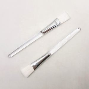 1PC Clear Handle Fiber Foundation Brush Gesichts gesichts schlamm maske Applikator Mask Brush Cosmetic - Product Image 4