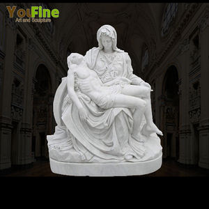 Di alta Qualità In Marmo di San Francesco di <span class=keywords><strong>Assisi</strong></span> con Gli Animali Statua - Product Image 4