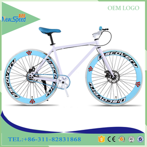 Sillín de <span class=keywords><strong>bicicleta</strong></span> de piñón fijo para hombre y mujer, chanclas de 700cc, Color rosa/rosa - Product Image 3