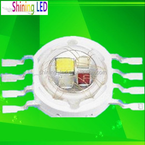 Chất Lượng Cao 45mil Epileds Chip RGB + W PLCC-8 Pin 4*3 Wát RGBW High Power LED - Product Image 2