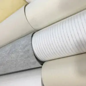 Iğne Delinmiş Nonwoven 1 5 10 50 100 200 Mikron Polipropilen Filtre Bezi Için filtreli sıvı torbası