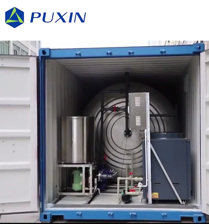 Puxin recipiente anaeróbico digester biogas energia para 1ton 2 tonelada resíduos alimentares