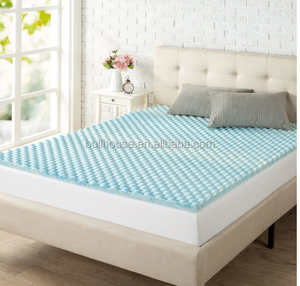 Nệm pad cung cấp áp lực tuyệt vời cứu trợ 2 trong không khí lưu lượng trứng Thùng Gel Bộ nhớ bọt mát <span class=keywords><strong>Topper</strong></span> - Product Image 3