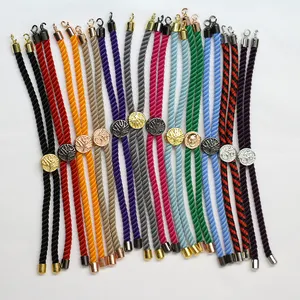 Handmade Moda Corda Vermelha Linha Rosca Corda Pulseiras Ajustáveis Para Jóias DIY