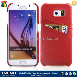 2016 nuevo producto solt de tarjeta de crédito de la pu slim case para s6 - Product Image 1