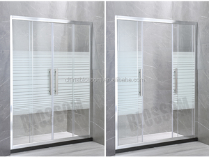Panneau mural coulissant <span class=keywords><strong>en</strong></span> aluminium, 6mm, Partition <span class=keywords><strong>de</strong></span> <span class=keywords><strong>verre</strong></span> <span class=keywords><strong>de</strong></span> <span class=keywords><strong>douche</strong></span>, bon marché, 1 pièce - Product Image 3