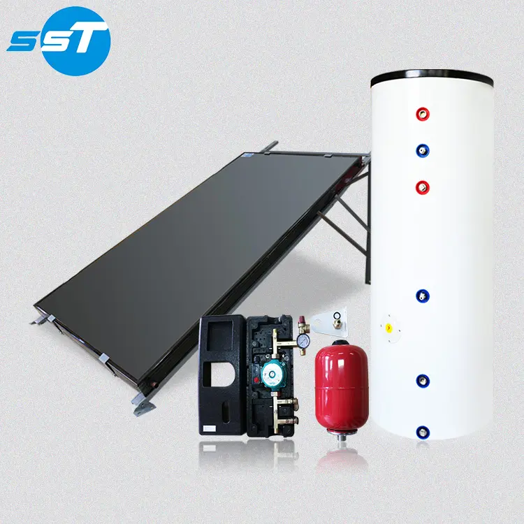 SST home solar water heater tank thailand/indonesia  pressurized vertical solar water tank stainless steel