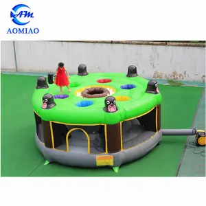 Aomiao Pabrik Interaktif Manusia Whack A Mole Inflatable Whack untuk Anak-anak dan Orang Dewasa