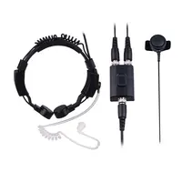 Walkie Talkie Ohrhörer taktische Akustik röhre Hals steuerung PTT Headset Mikrofon für Motorola GP68 GP308 PRO3150