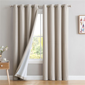 Dairui mô hình Châu Âu cortinas trang trí Nhẫn dây giày Rèm màu đen ra cho phòng khách - Product Image 5