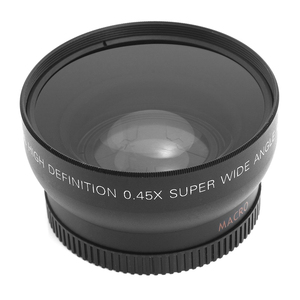 عدسة واسعة الزاوية رخيصة لكاميرا DSLR بتكبير 0.45X مقاس 58 مم و62 مم و55 مم و67 مم مع عدسة ماكرو عالية الدقة من الزجاج البصري - Product Image 5