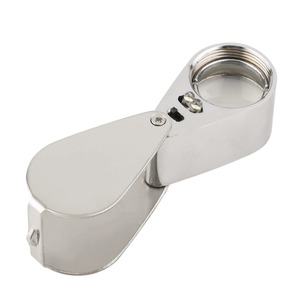 30x21mm <strong>Jewelers</strong> Eye Loupe Magnifier <strong>Magnifying</strong> <strong>Glass</strong> Rotate With LED Light - Product Image 4