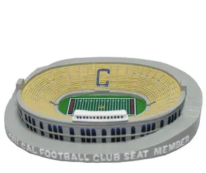 Hochwertige maßge schneiderte Poly resin 3D Stadium Modell kunden spezifische Gebäudeform.