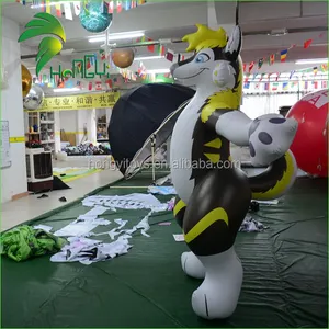 2016 New Infla table Standing Dog / Hongyi Husky Animals Aufblasbares Spielzeug/Hot Sale aufblasbares Tiers pielzeug