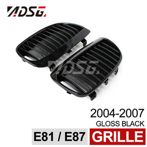 Calandre noire brillante en ABS, 1 pièce, Grille de pare-chocs avant pour <span class=keywords><strong>BMW</strong></span> série 1 E81 <span class=keywords><strong>E87</strong></span> 118i 135i <span class=keywords><strong>116i</strong></span> 2004 — <span class=keywords><strong>2007</strong></span> - Product Image 3