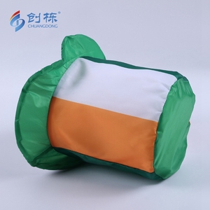 Flag-gorro de ventilador solar, 2023, barato, venta al por mayor, cabeza de queso, Bahía Verde - Product Image 2