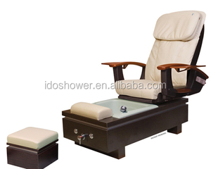 Fauteuil de massage pour les pieds en bois de style unique et luxueux, équipement de salon de manucure/pédicure avec massage - Product Image 2