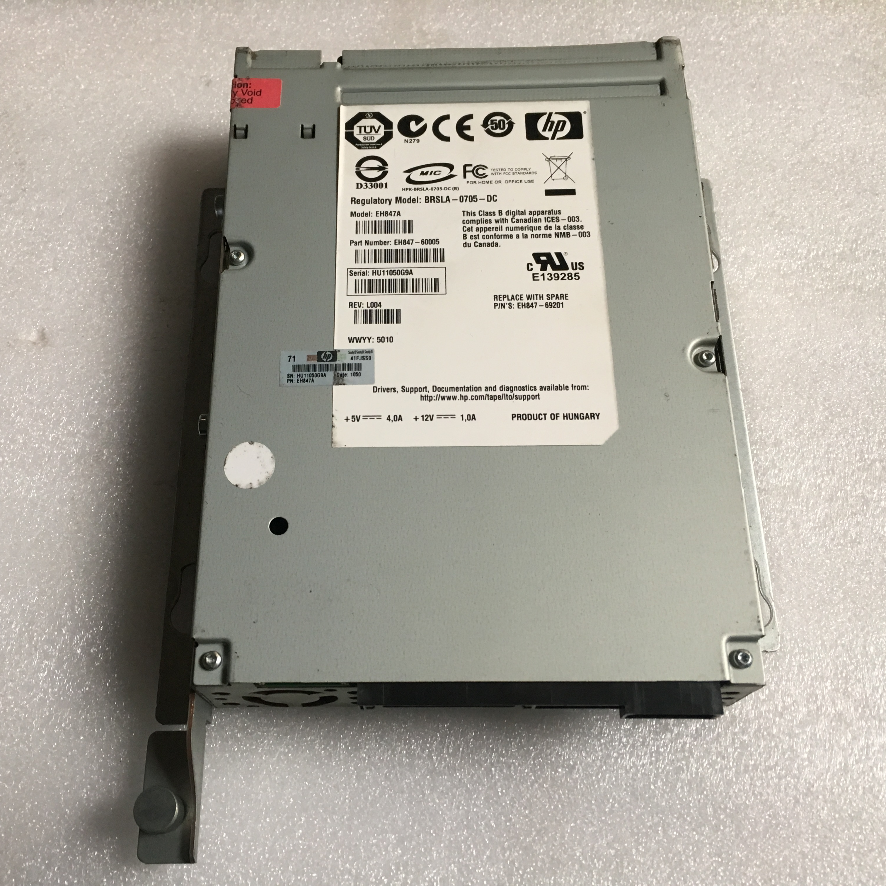 HP LTO3 EH847A EH847-69201 EH847-60005 BRSLA-0705-DC ленточная машина