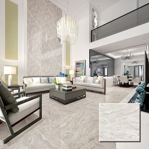 Sàn Đá Cẩm Thạch Đánh Bóng Gạch Tàu Điện Ngầm Màu Trắng - Product Image 3