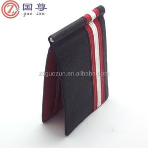 Nouveau <span class=keywords><strong>Cuir</strong></span> Saffiano hommes Mince Portefeuille Pince À Billets <span class=keywords><strong>Porte</strong></span>-Cartes De Crédit Pince À Billets - Product Image 2