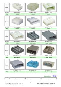 自動車用4ウェイメスピンプラグ電気自動車プラスチックケーブルコネクタ7283-1044 - Product Image 4