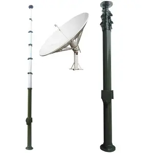 Mât d'antenne télescopique en acier, 30 pieds, 40 pieds, 60 pieds - Product Image 1