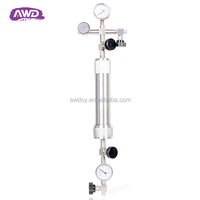 Muestreador de Aire de Pistón AWD-PS-01 ASTM D3700 y D1265 GS para Cilindro de Muestreo de Aire y Aceite de Alto Volumen de Acero Inoxidable Portátil