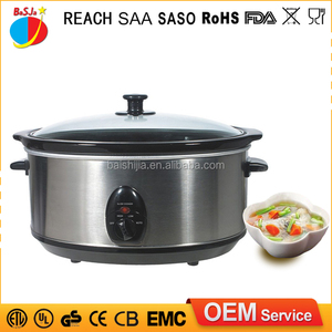 CUL approuvé 220 v 3.5 quart 6.5 quart mijoteuse image photos, trempé couvercle en verre électrique mijoteuse - Product Image 6