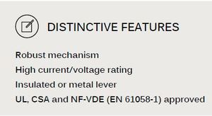 France CQC-639H/2 apem chuyển đổi thiết bị chuyển mạch - Product Image 4
