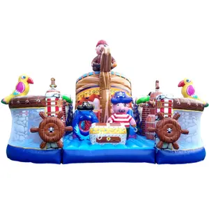 New pirate inflatable jumping kids castle combo inflatables castle bouncy jumping bouncer theme playground