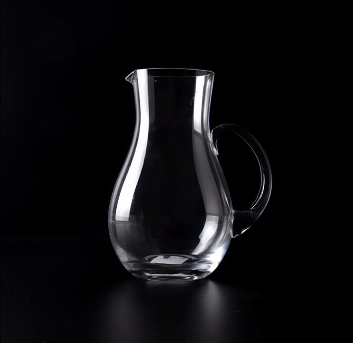 Clear Glass Jug Transparent Glass Pitcher Water Juice Drinking Jug
