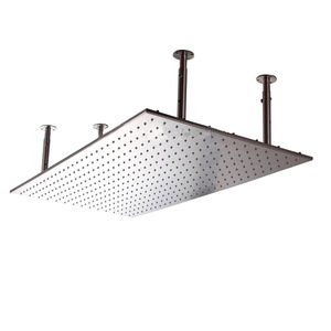 Grifos <span class=keywords><strong>de</strong></span> ducha <span class=keywords><strong>de</strong></span> lluvia para baño, 304SS, Panel cepillado, gran oferta, Recetangular, ducha superior montada en el <span class=keywords><strong>techo</strong></span> - Product Image 4