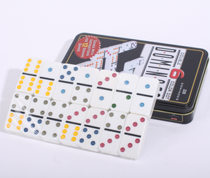 डबल <span class=keywords><strong>12</strong></span> रंग की प्लास्टिक <span class=keywords><strong>dominoes</strong></span> टुकड़े - Product Image 4