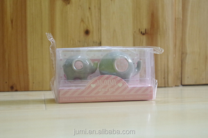 Pequeño maní elefante de cerámica sal y pimienta shaker set baby shower favorece las fuentes del partido - Product Image 3