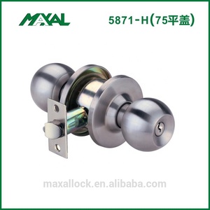 MAXAL 2025入場プライバシー通路ホテルラウンドデッドボルトボールドアロックレバーマスターキーノブロック管状ロック - Product Image 2
