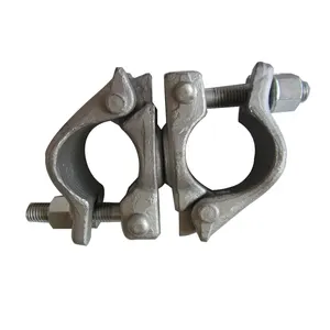 Ditempa Tabung Coupler EN74 Tipe Amerika Putar Pipa Clamps Scaffolding