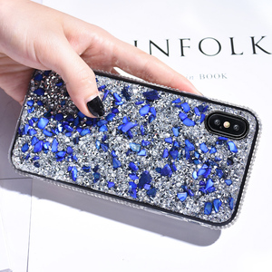 Riverstones colorido Bling de la Mujer de la contraportada del teléfono para <span class=keywords><strong>Iphone</strong></span> X XR caso para <span class=keywords><strong>Iphone</strong></span> <span class=keywords><strong>XS</strong></span> Max 6 7 8 - Product Image 3