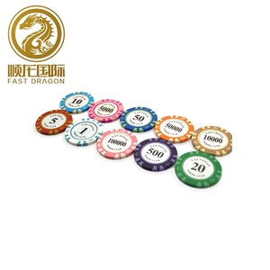 Diseño personalizado Casino arcilla profesional OEM suministro ABS Poker Chips para <span class=keywords><strong>la</strong></span> venta - Product Image 1